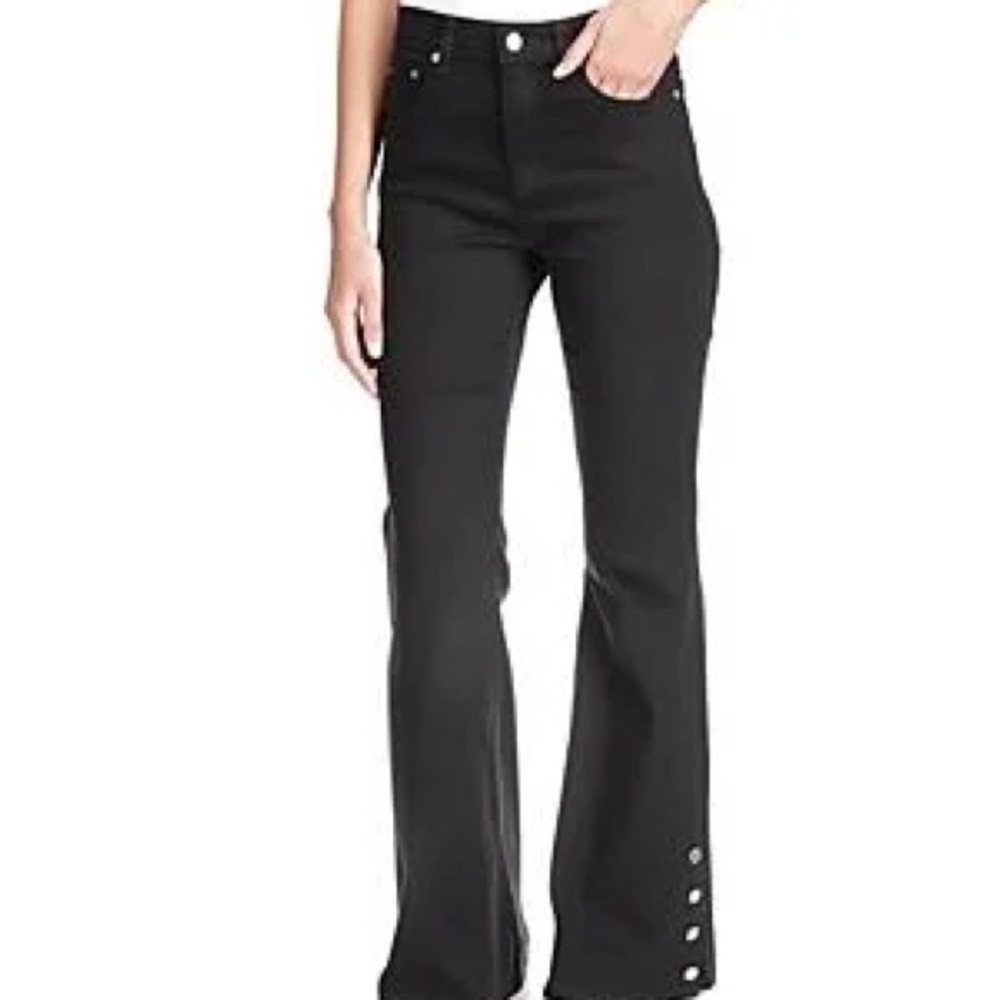 New with Tags - Michael Kors Black Jeans with Silver Button Accents - size 2/26
